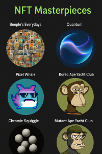 Alt Text: How to build NFT collection — visual Web3 banner