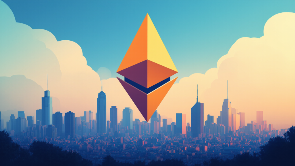 Ethereum 2025 as the core of Web3 illustrated in a modern business setting.