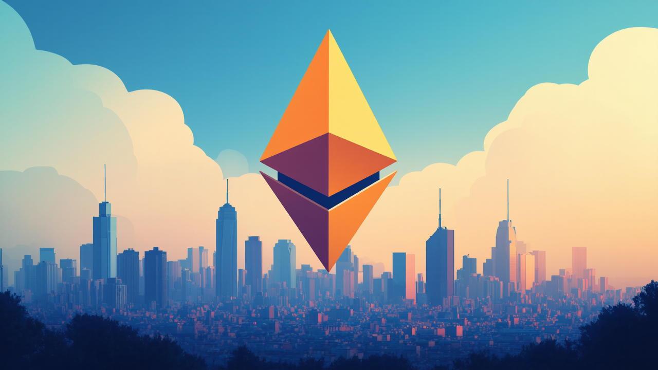 Ethereum 2025 as the core of Web3 illustrated in a modern business setting.