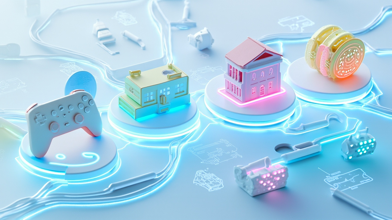 NFT evolution in 2025 — infographic showing real-world use cases like gaming, identity, real estate, and DeFi