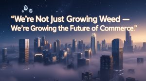 weed blockchain quote banner