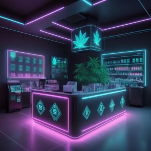 NFT verified weed blockchain system
