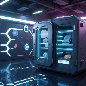 Alt: RWA tokenization secure vault and tokenized assets in 2025