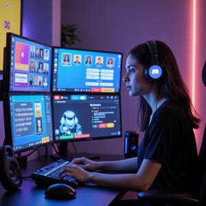 Web3 community manager engaging users on Discord and organizing AMA events
